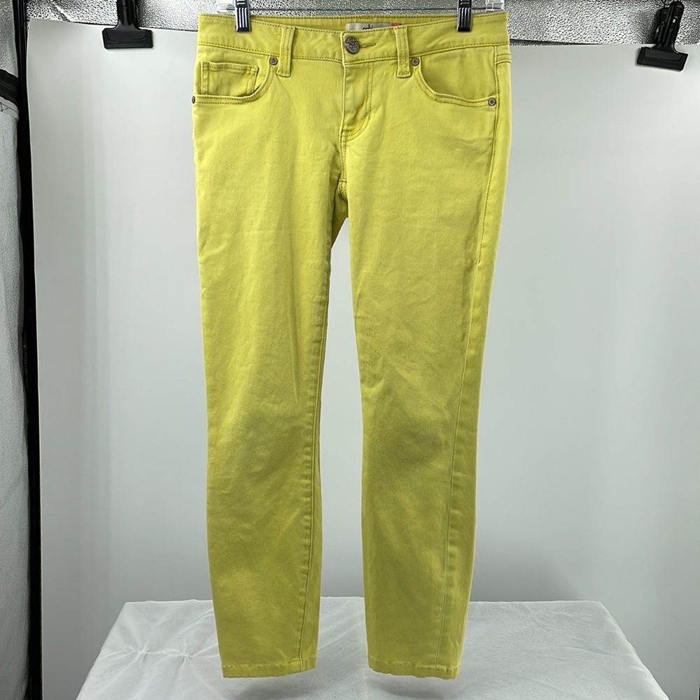 CAbi Sunny Lime Skinny Jeans Size 2